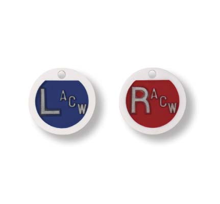 Embedded Left and Right Markers (Molded Plastic) | Ultraray Medical